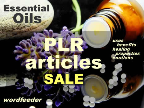 essential oils PLR recipes