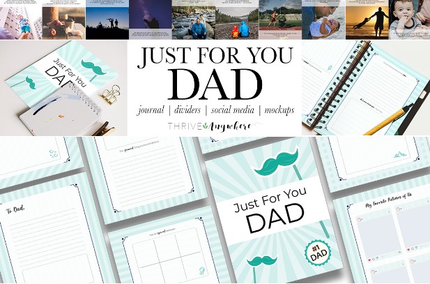 Father’s Day Memory Journal “Just for You, Dad” Printable from Lynette at Thrive Anywhere