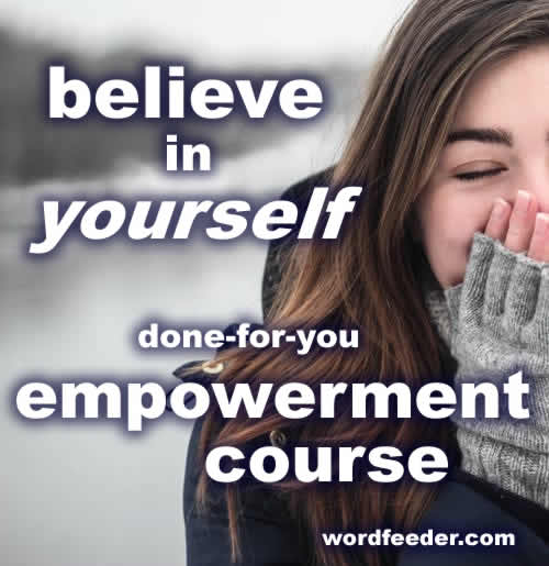 Launch an Empowerment Course for the New Year! Believe in Yourself Empowerment Course with Private Label Rights is 50% off