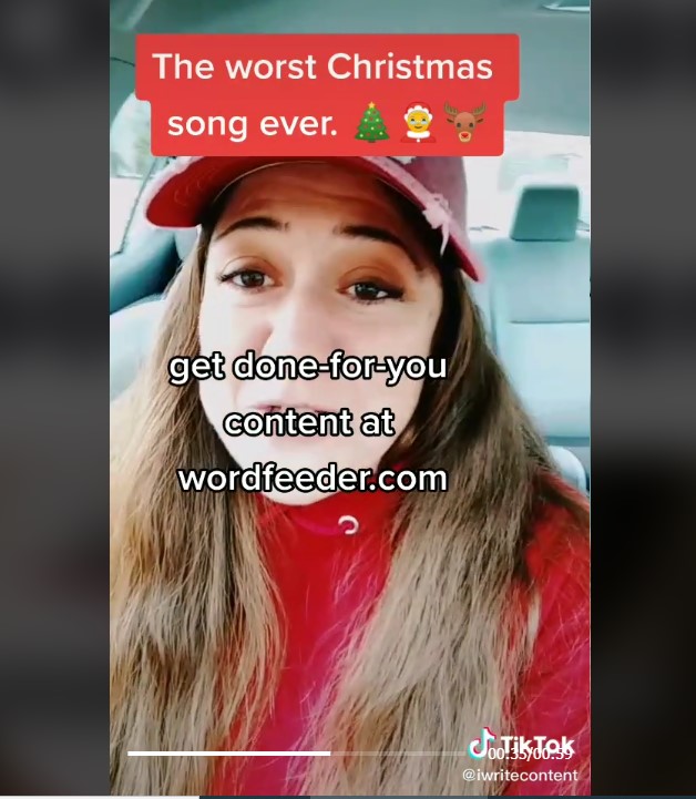Wordfeeder is Coming to Town | The Worst Christmas Song Ever | Done-for-You Content