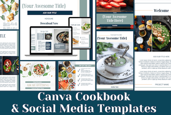 Kitchen Bloggers Canva Online Cookbooks with Private Label Rights, Monetization Strategies