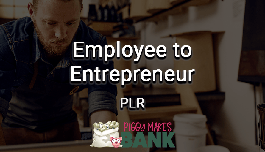 Employee to Entrepreneur in 8 Steps Ebook PLR Product