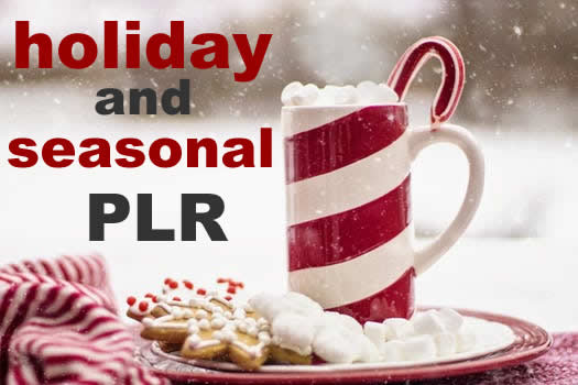 Holiday Stress PLR Articles are 60% off with coupon
