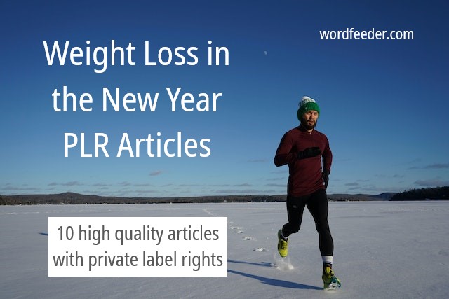 Weight Loss in the New Year PLR Articles Coupon