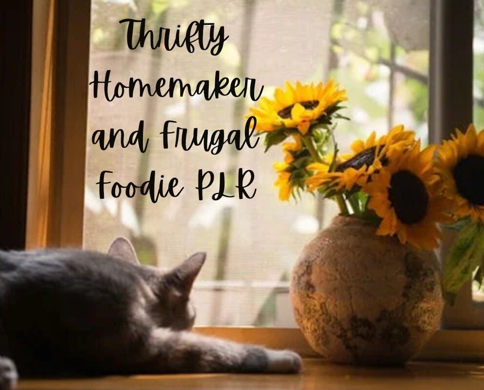 Thrifty Homemaker and Frugal Foodie PLR Nice for Spring Publishing