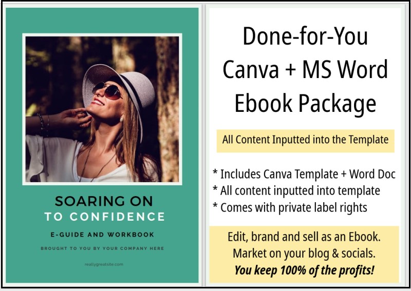 Confidence Ebook Canva Package – Teach or Sell as Your Own Digital Product