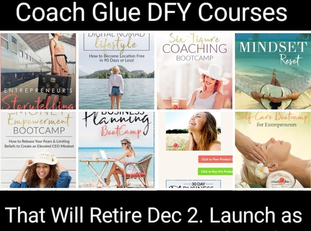 Coach Glue Courses $50 Retirement Sale