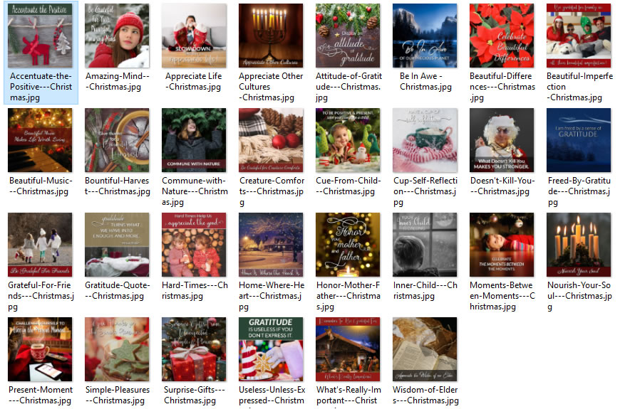 30 Days Blessed This Christmas PLR Images Screen Shot