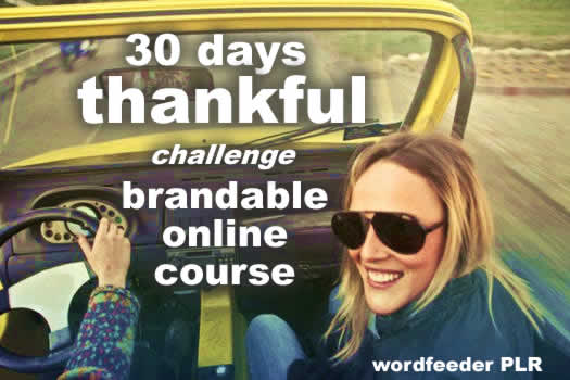 30 Days Thankful Challenge