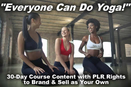 Everyone Can Do Yoga PLR Course Content