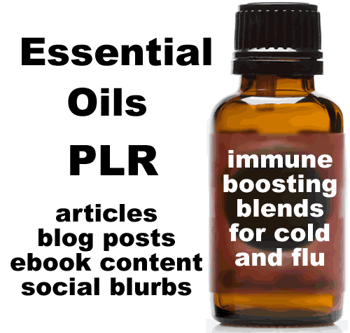 Essential Oils Immune Boosting Blends for Cold and Flu - PLR Blog Posts