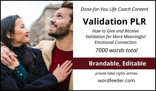 Validation Articles Private Label Rights Pack 2