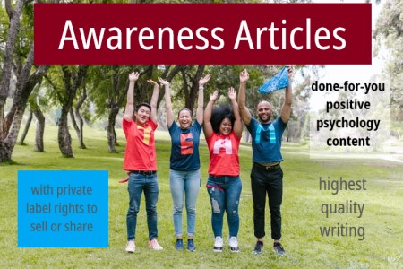 Awareness PLR: Using Awareness to Increase Emotional Intelligence, Improve Relationships and Inspire Personal Growth - PLR Articles