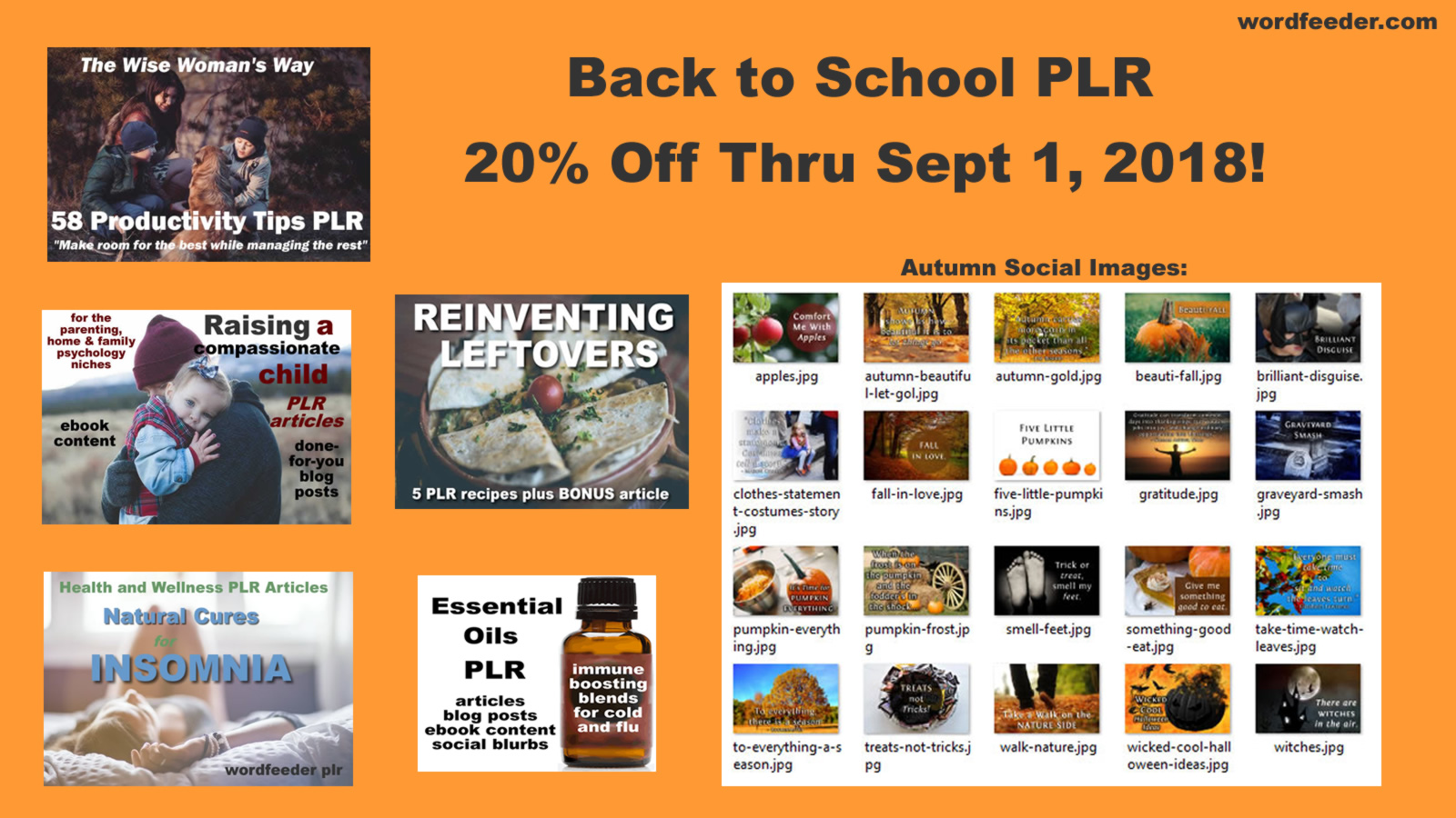 Done For You Back To School Themed Content 20 Off With Coupon - enjoy 20 off the following content packs when you order now through sept 10