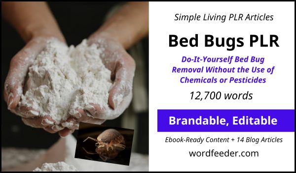 bed bug plr ebook