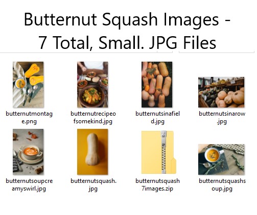 Butternut Squash Images - 7 Total, 