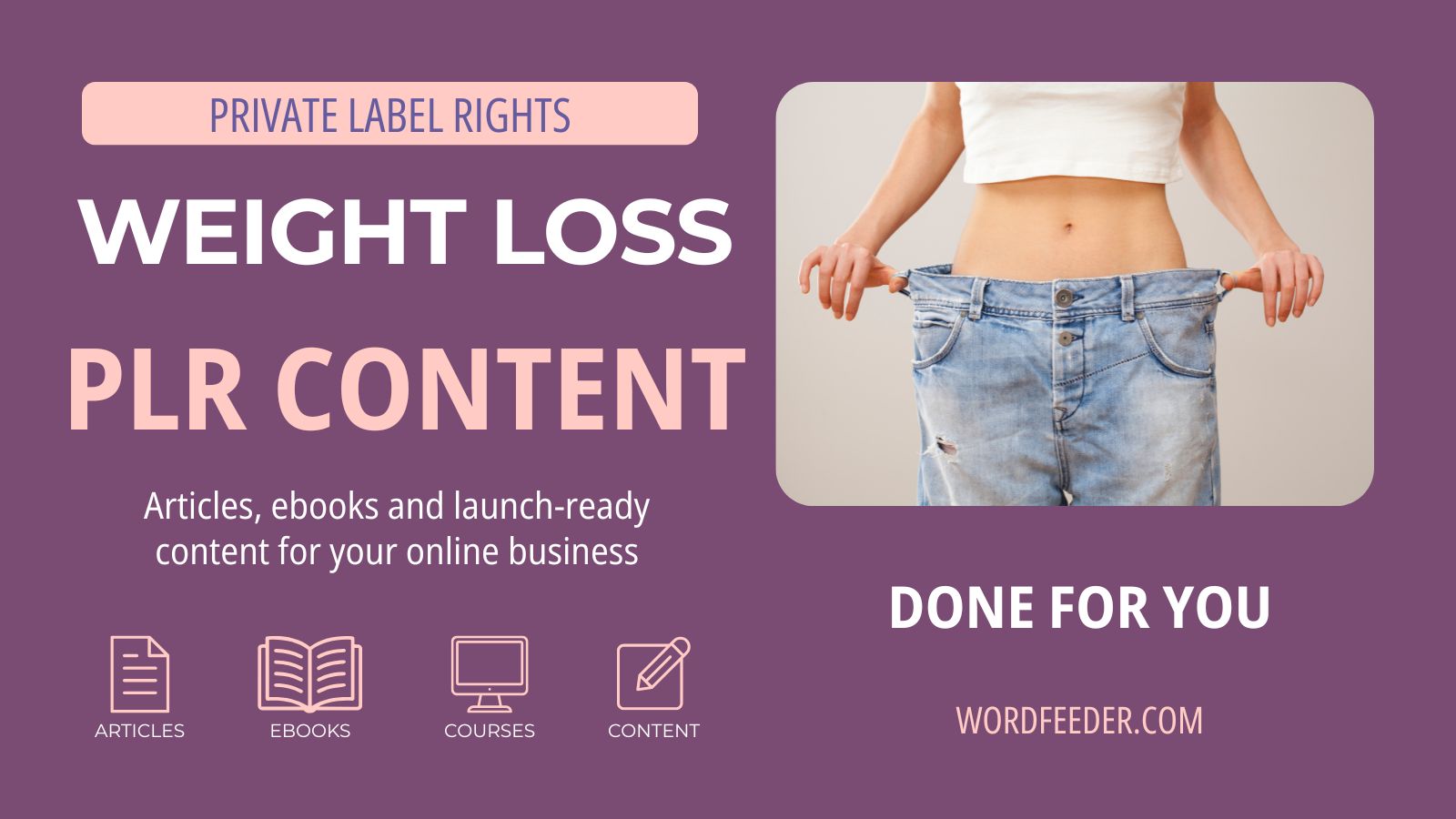 weight loss plr