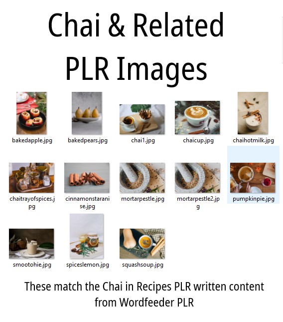 Chai and Related Images - 13 Total to Match Our "Chai in Recipes"