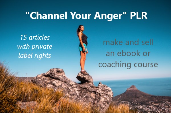 Channel Your Anger PLR Articles