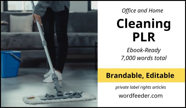 Home and Office Cleaning PLR