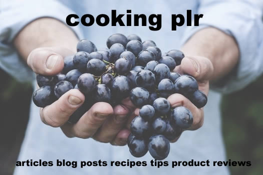 Free Cooking PLR, Try a Sample of Written Recipe Content