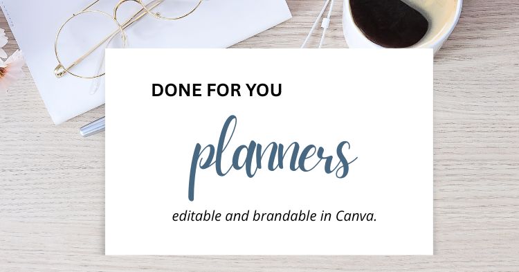 done for you planners