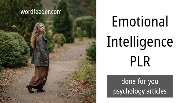 Emotional Intelligence PLR Articles