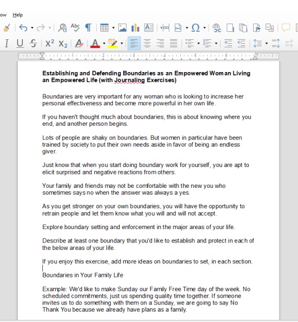 Empowered Woman PLR Articles Writing Sample