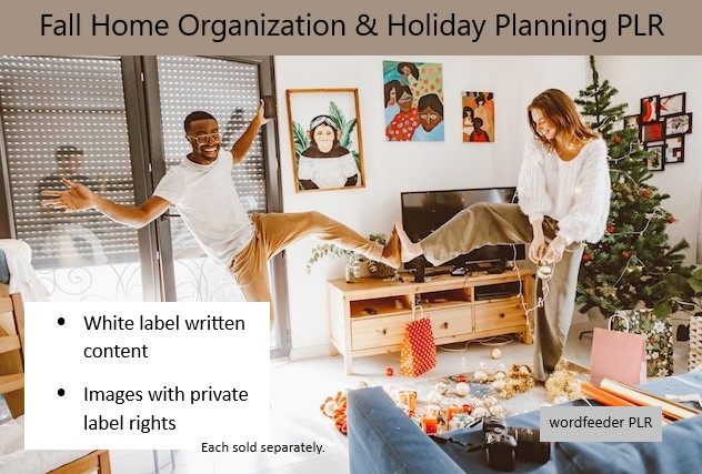 Continue reading Fall Home Organization and Holiday Planning PLR