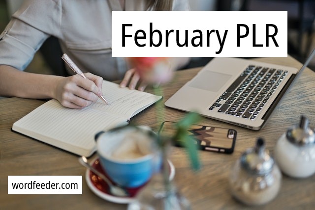 January PLR Topics