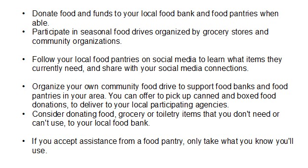 Food Pantry PLR Content Writing Sample Screen Shot 3