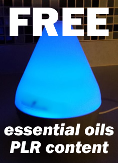 FREE Essential Oils PLR Content