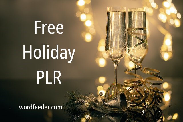 Free Holiday and Seasonal PLR