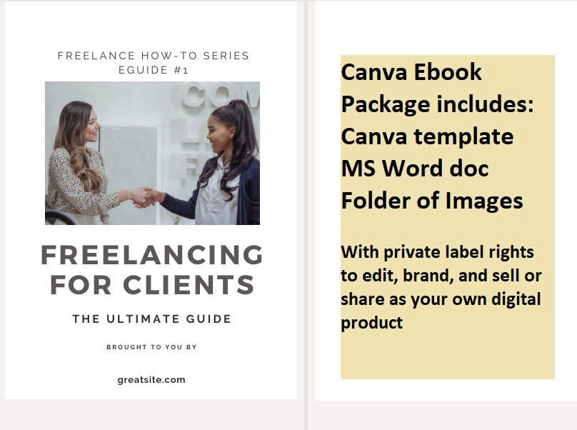 freelancing for clients canva ebook package