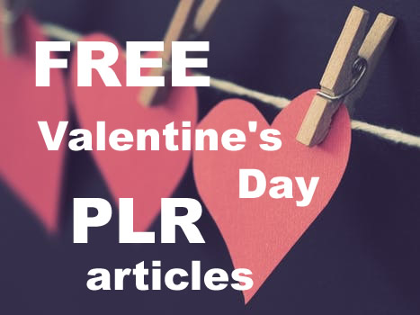 Free Valentine's Day PLR Articles