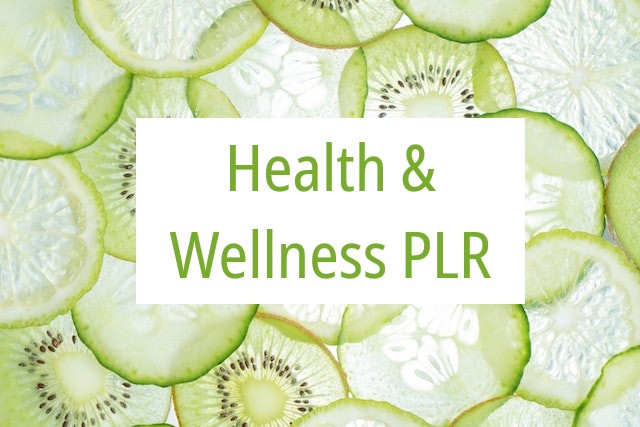 health and wellness plr