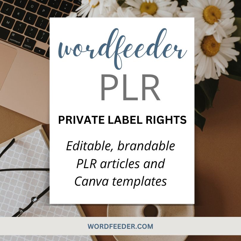 wordfeeder plr articles and canva templates private label rights content