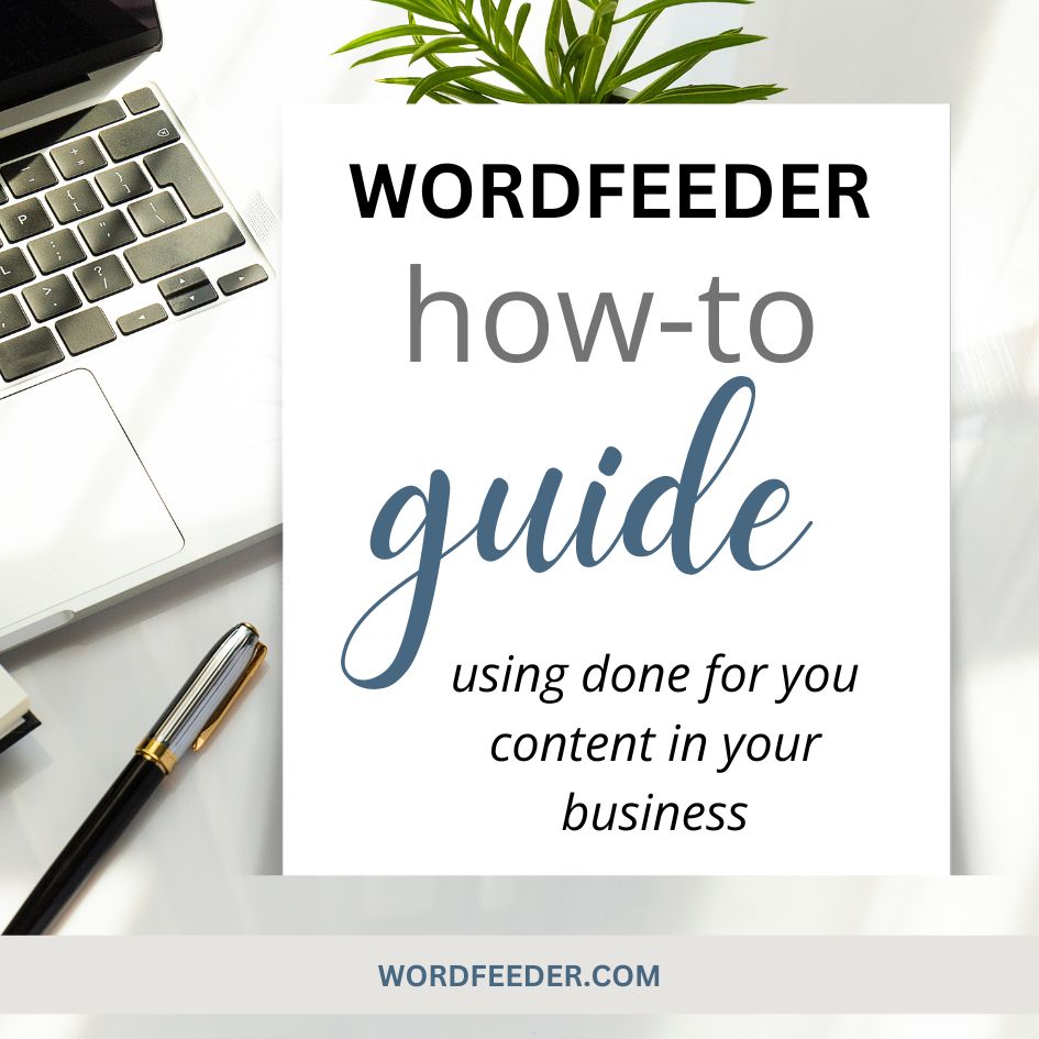 wordfeeder plr how-to guide