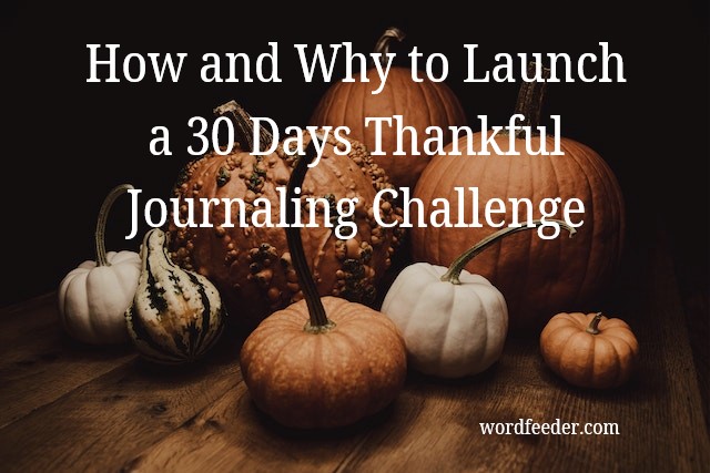 How and Why to Launch a 30 Days Thankful Challenge