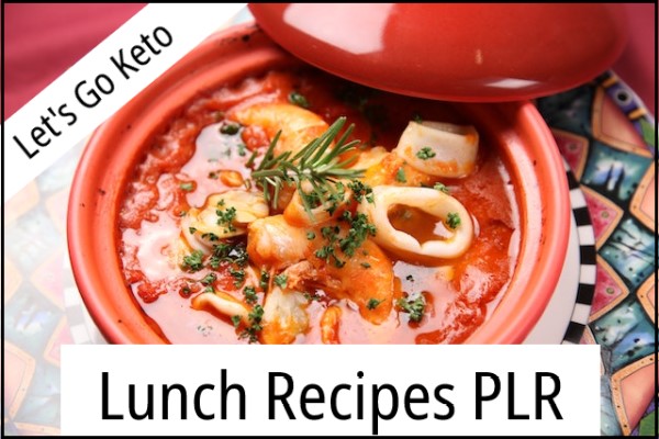 Low Carb Lunch Recipes PLR