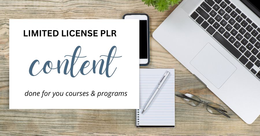 limited license plr private label rights exclusive