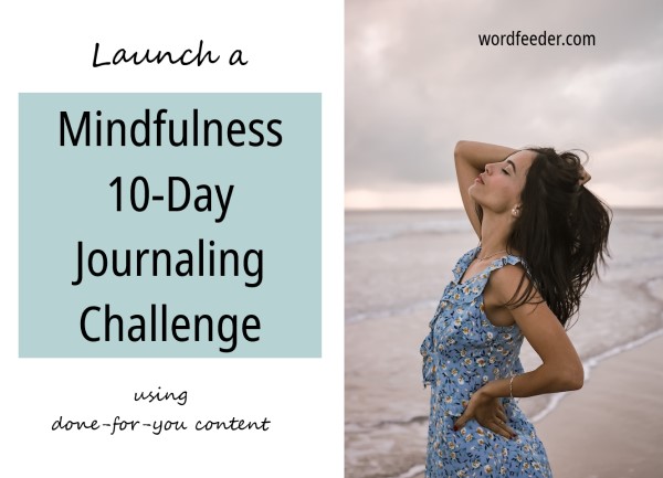 Mindfulness 10-Day Journaling Challenge PLR