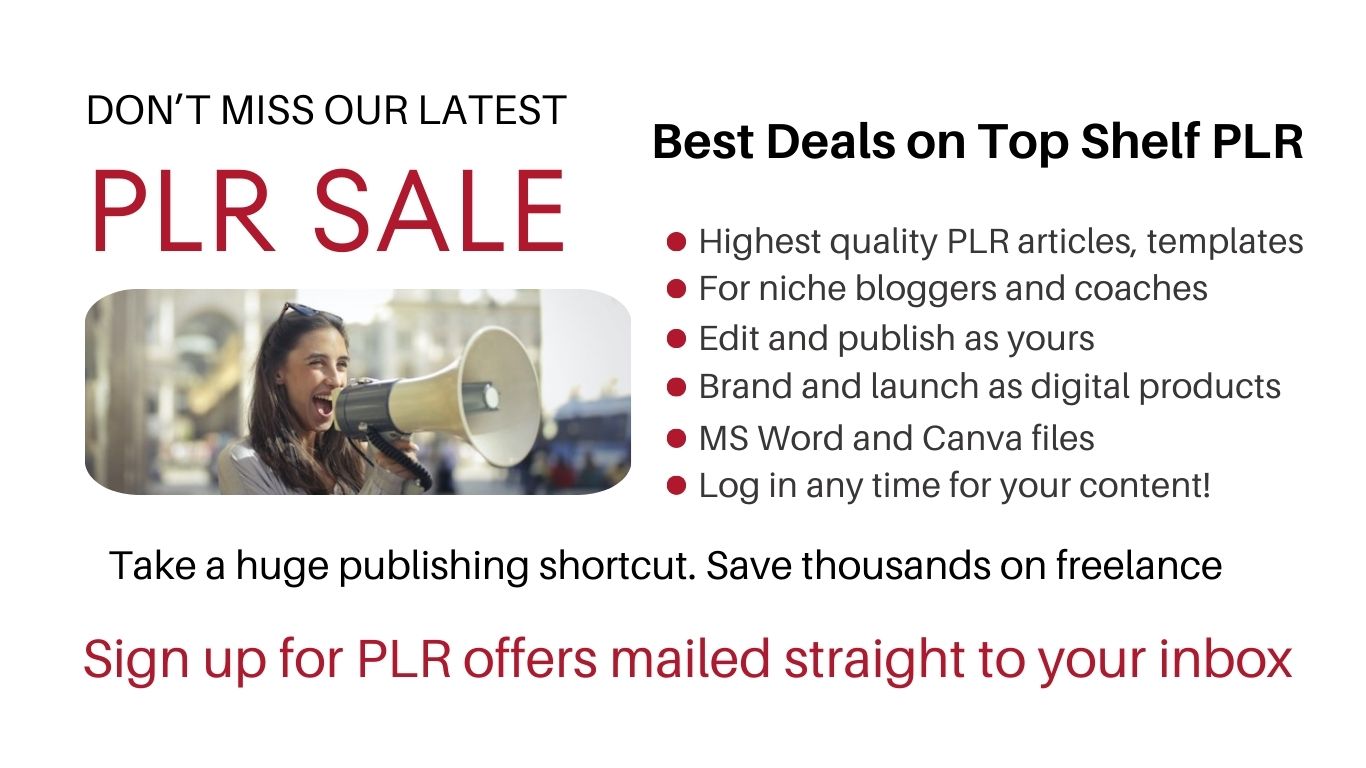 PLR Sale