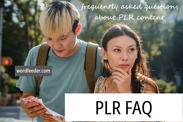 PLR - Frequently Asked Questions