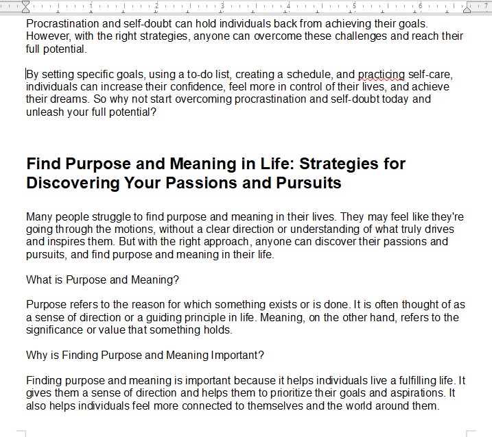 Positive Thinking and Visualization PLR: Harnessing the Power of Your Mind to Achieve Your Goals Writing Sample Screen Shot