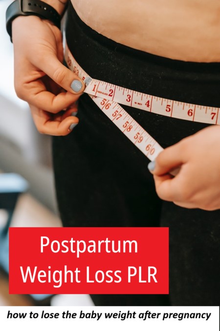 postpartum weight loss plr