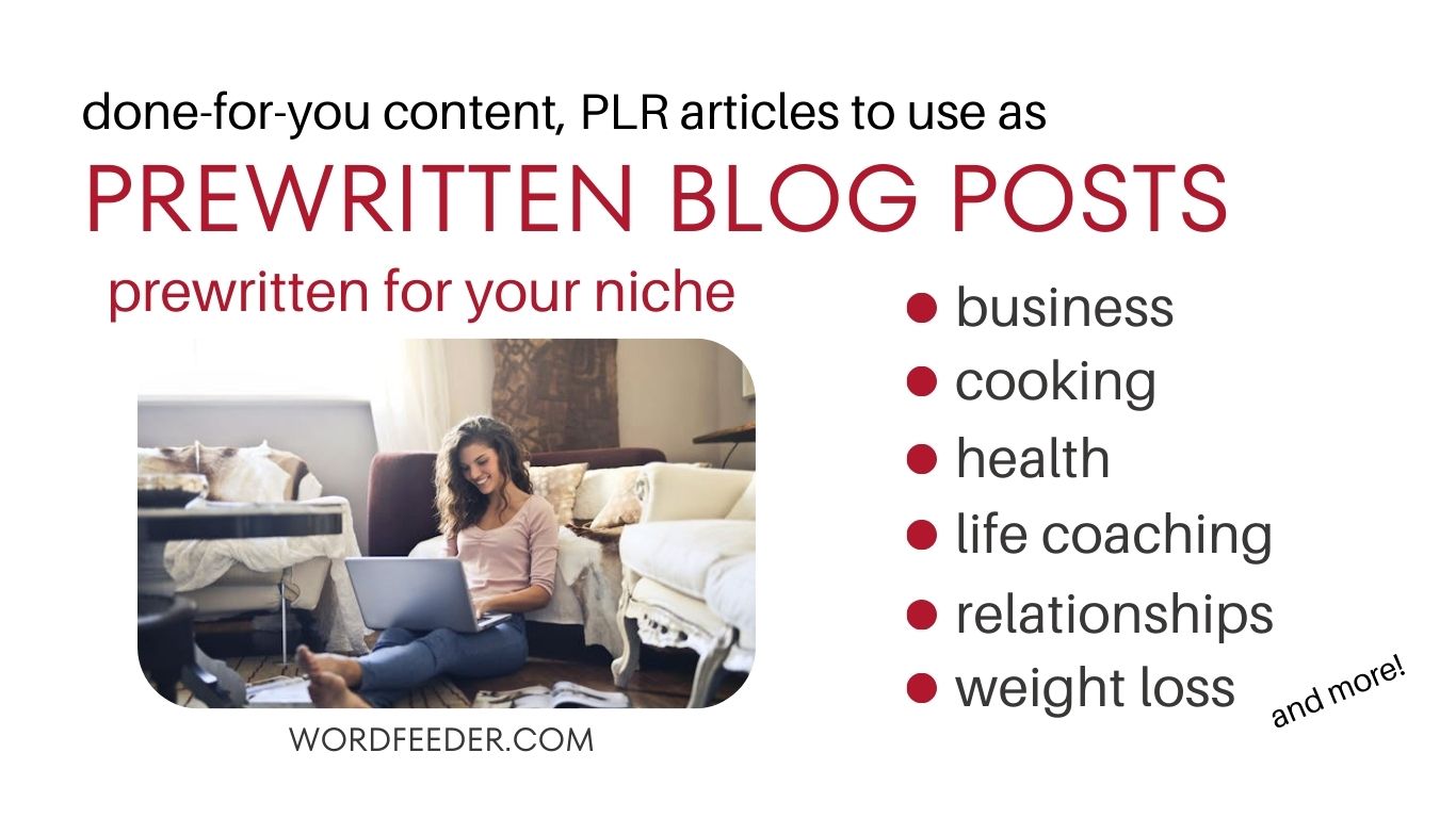 buy blog posts, prewritten blogs