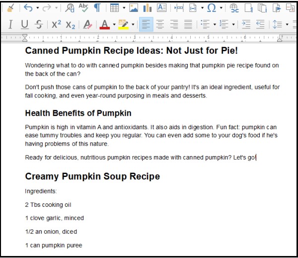 PLR RECIPES: Canned Pumpkin Recipes 