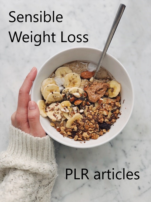 Sensible Weight Loss PLR - 15 Articles