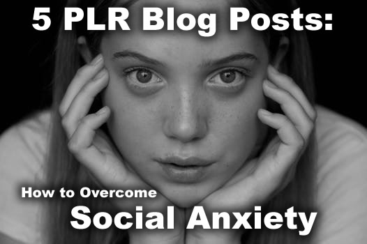 Social Anxiety PLR